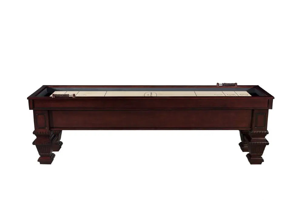 "The Prestige" Shuffleboard by Berner Billiards, Mahogany, 9ft, 12ft