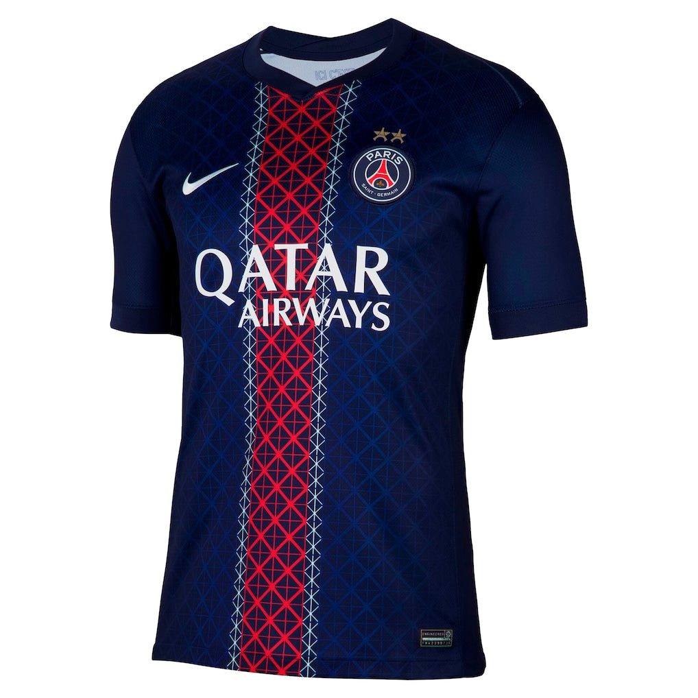 Paris Saint-Germain (PSG) 2025/26 CHAMPIONS 2 STARS Home Player Jersey