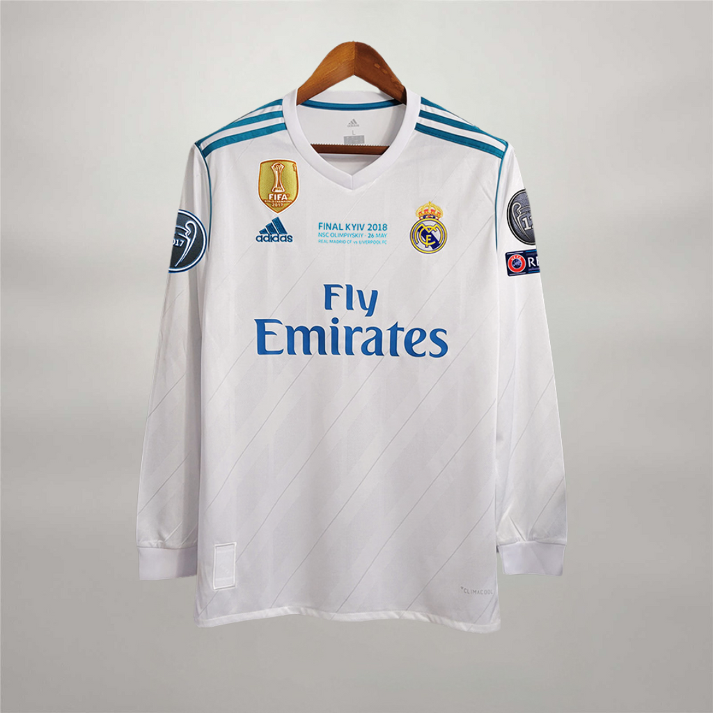 Real Madrid Maglia Home Final UCL Long 2017/18
